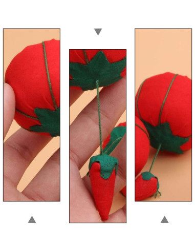 Almohadilla de Tomate EXCEART 10pcs para Costura 5cm