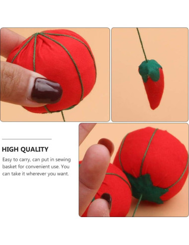 Almohadilla de Tomate EXCEART 10pcs para Costura 5cm