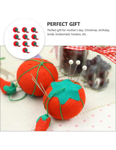 Almohadilla de Tomate EXCEART 10pcs para Costura 5cm