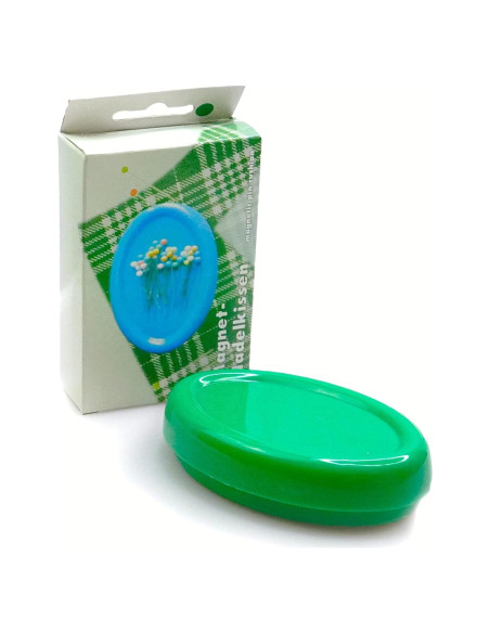 Almohadilla Magnética para Alfileres Trimz Verde 12x8 cm Almohadilla Magnética para Alfileres Trimz Verde 12x8 cm
