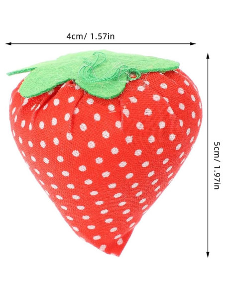 Almohadilla de Costura en Forma de Fresa Artibetter 5cm