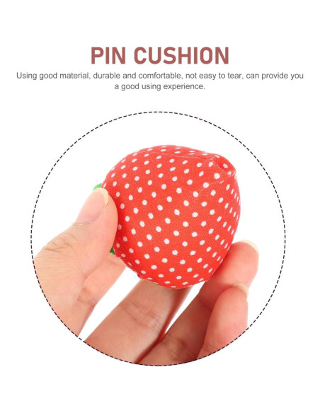 Almohadilla de Costura en Forma de Fresa Artibetter 5cm