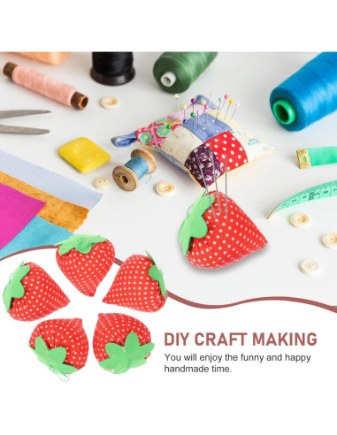 Almohadilla de Costura en Forma de Fresa Artibetter 5cm