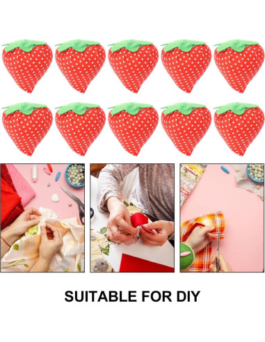 Almohadilla de Costura en Forma de Fresa Artibetter 5cm