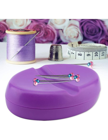 Almohadilla Magnética TOPINCN para Costura y Organización 10x7cm