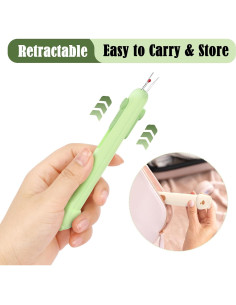 Kit de Costura 3-en-1 FUTUREERA con Enhebrador y Desgarrador 2