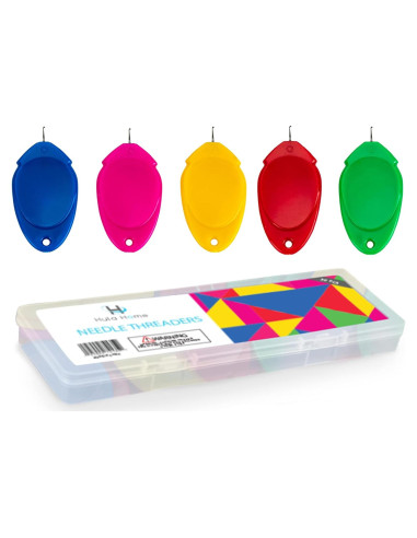 Enhebradores de Agujas Hula Home 30 Piezas con Estuche