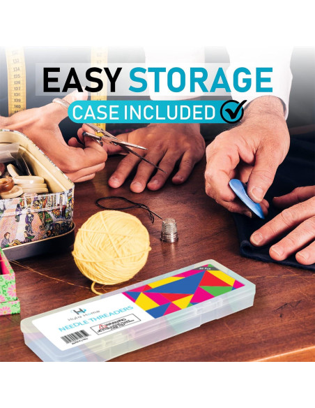 Enhebradores de Agujas Hula Home 30 Piezas con Estuche