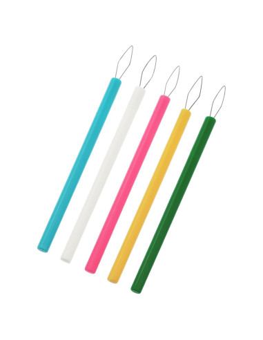 Enhebrador de Aguja Cilíndrico Multicolor Yyangz - 20 Pcs