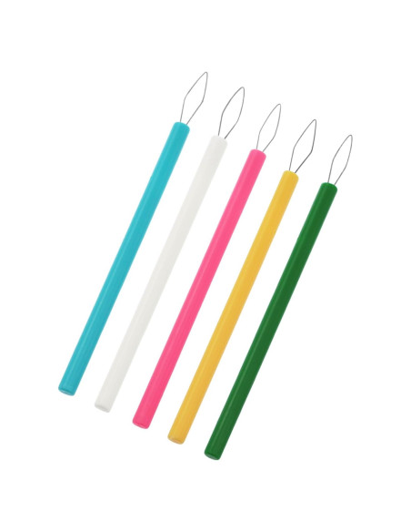 Enhebrador de Aguja Cilíndrico Multicolor Yyangz - 20 Pcs