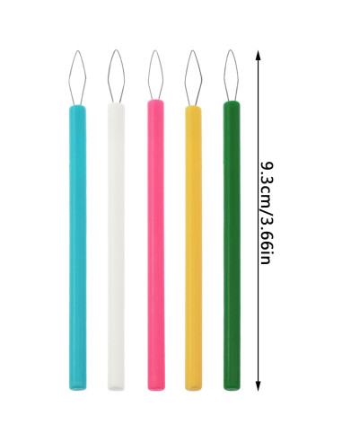 Enhebrador de Aguja Cilíndrico Multicolor Yyangz - 20 Pcs