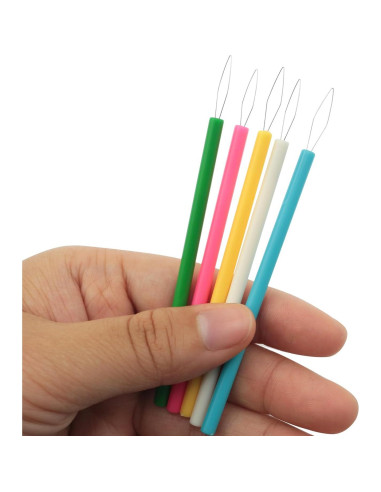 Enhebrador de Aguja Cilíndrico Multicolor Yyangz - 20 Pcs