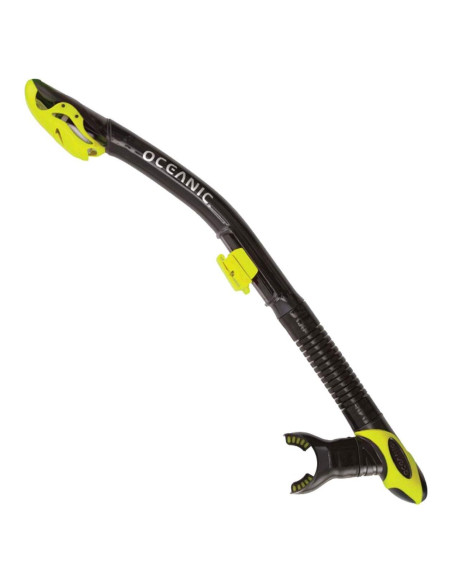 Snorkel Ultra Seco Oceanic Negro/Amarillo 100% Silicona
