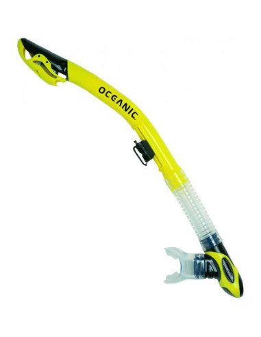 Snorkel Ultra Seco Oceanic Negro/Amarillo 100% Silicona