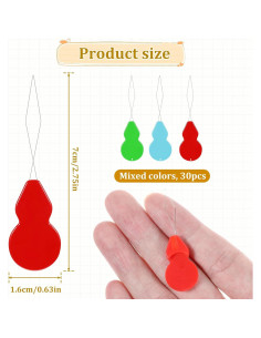30 Enhebradores de Agujas YQQYG para Costura a Mano Multicolor 2