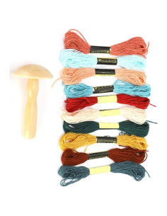 Hilo de Remendar Oumefar para Calcetines - Kit de Costura 10 Colores