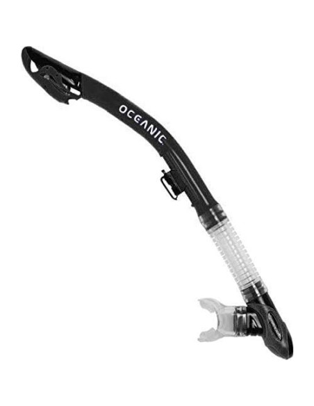 Snorkel Ultra Seco Oceanic Negro/Amarillo 100% Silicona