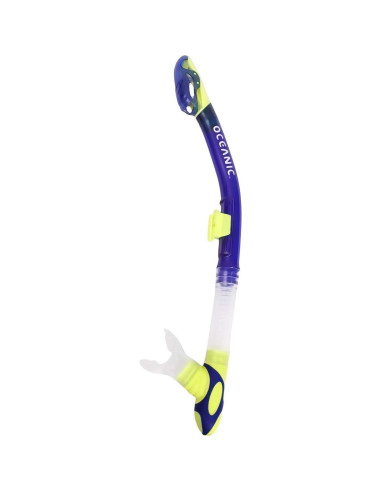 Snorkel Ultra Seco Oceanic Negro/Amarillo 100% Silicona