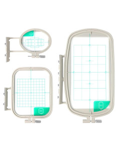 Set de Aros de Bordado Maggiehoop 3en1 para Brother y Babylock