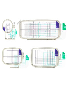 Set de Aros de Bordado 4en1 Maggiehoop para Brother y Babylock