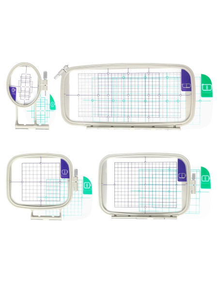 Set de Aros de Bordado 4en1 Maggiehoop para Brother y Babylock