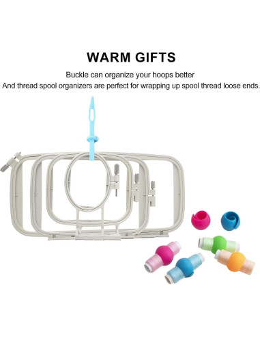 Set de Aros de Bordado 4en1 Maggiehoop para Brother y Babylock