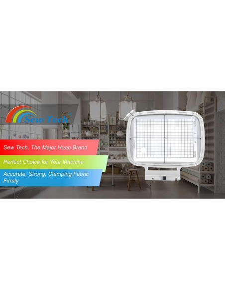 Aro de Bordado Sew Tech RE20B 140x200mm para Janome Elna Aro de Bordado Sew Tech RE20B 140x200mm para Janome Elna