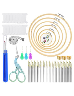 Kit de Bordado ZXIIXZ 72 Piezas para Principiantes