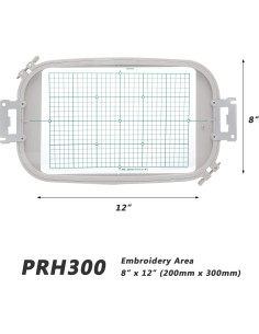 Aro de Bordado Sew Tech PRH300 para Brother y Babylock 2