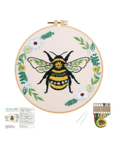 Kit de Bordado de Abejas Louise Maelys para Principiantes