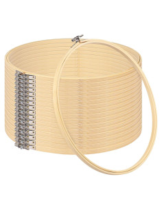 Juego de Aros de Bordado GNIEMCKIN 17 Piezas 30.48 cm