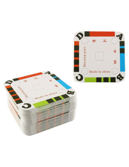Tarjetas de Tejido JCBIZ 60pcs 50x50mm Coloridas
