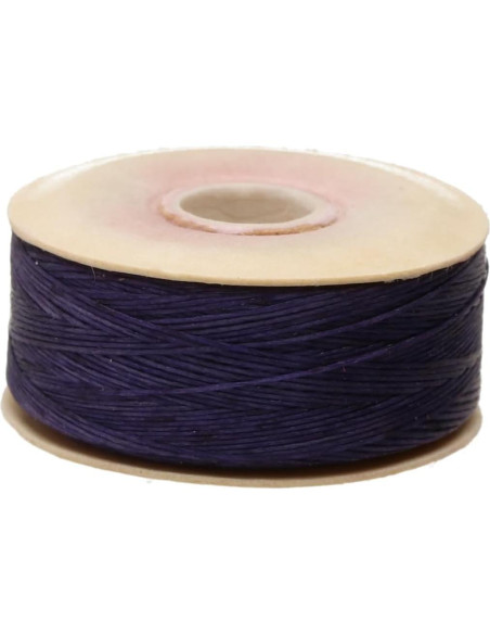 Hilo Nymo The Beadsmith 0.15mm Púrpura Oscuro 105m Nylon