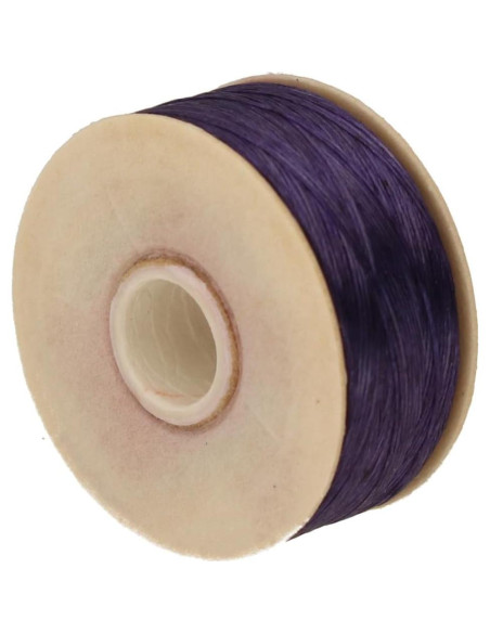 Hilo Nymo The Beadsmith 0.15mm Púrpura Oscuro 105m Nylon