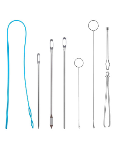 Juego de Herramientas de Costura YEQIN 8 Pcs con Ganchos y Threaders