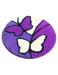 Kit de Gancho de Cierre TEZKIM 52x52cm Alfombra Mariposa