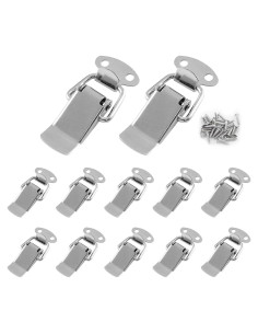 Paquete de 12 Pestillos de Resorte Jiozermi Acero Inoxidable 304