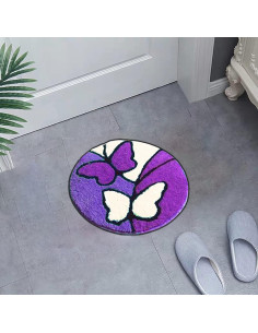 Kit de Gancho de Cierre TEZKIM 52x52cm Alfombra Mariposa 2