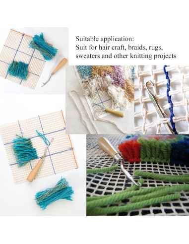 Herramienta de Gancho de Cierre Luwigs 3PCS Madera 16.5cm