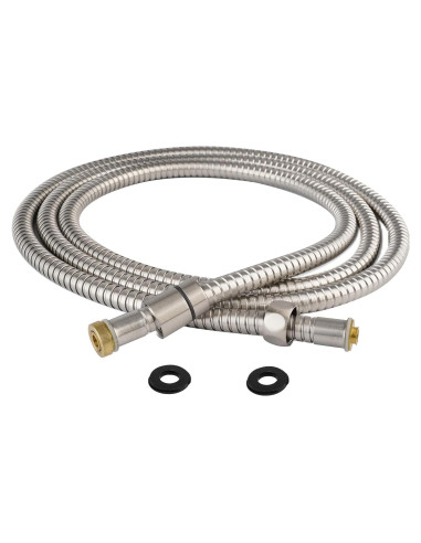 Manguera de Ducha Hibbent 228.6 cm Acero Inoxidable Niquelado