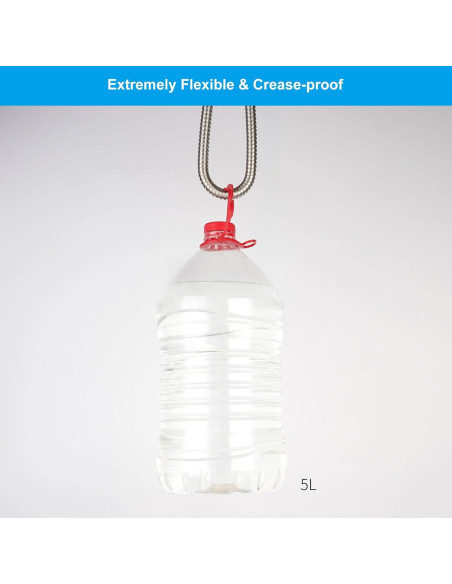 Manguera de Ducha Hibbent 228.6 cm Acero Inoxidable Niquelado