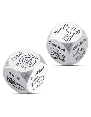 Dados de Decisión de Comida Fleure Esme para Parejas