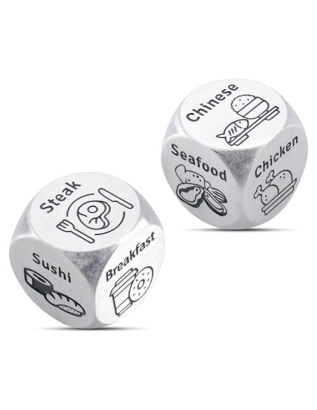 Dados de Decisión de Comida Fleure Esme para Parejas