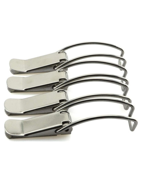 Pestillos de resorte HJ Garden 4pcs 85mm Acero Inoxidable