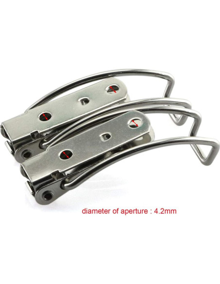 Pestillos de resorte HJ Garden 4pcs 85mm Acero Inoxidable