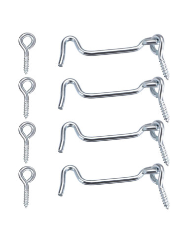 4 Ganchos de Cabina 38 mm ZXUEZHENG Acero Galvanizado