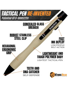 Bolígrafo Táctico The Atomic Bear Stealth Pen Pro - Defensa 2
