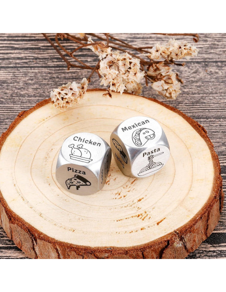 Dados de Decisión de Comida Fleure Esme para Parejas