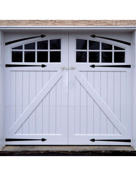 Cierre giratorio de ojo Jersvimc plateado 38mm 8 piezas