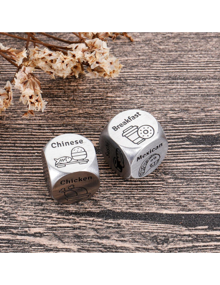 Dados de Decisión de Comida Fleure Esme para Parejas